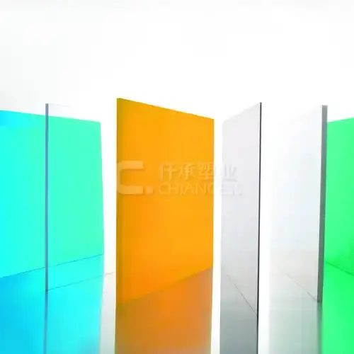 solid clear polycarbonate sheet